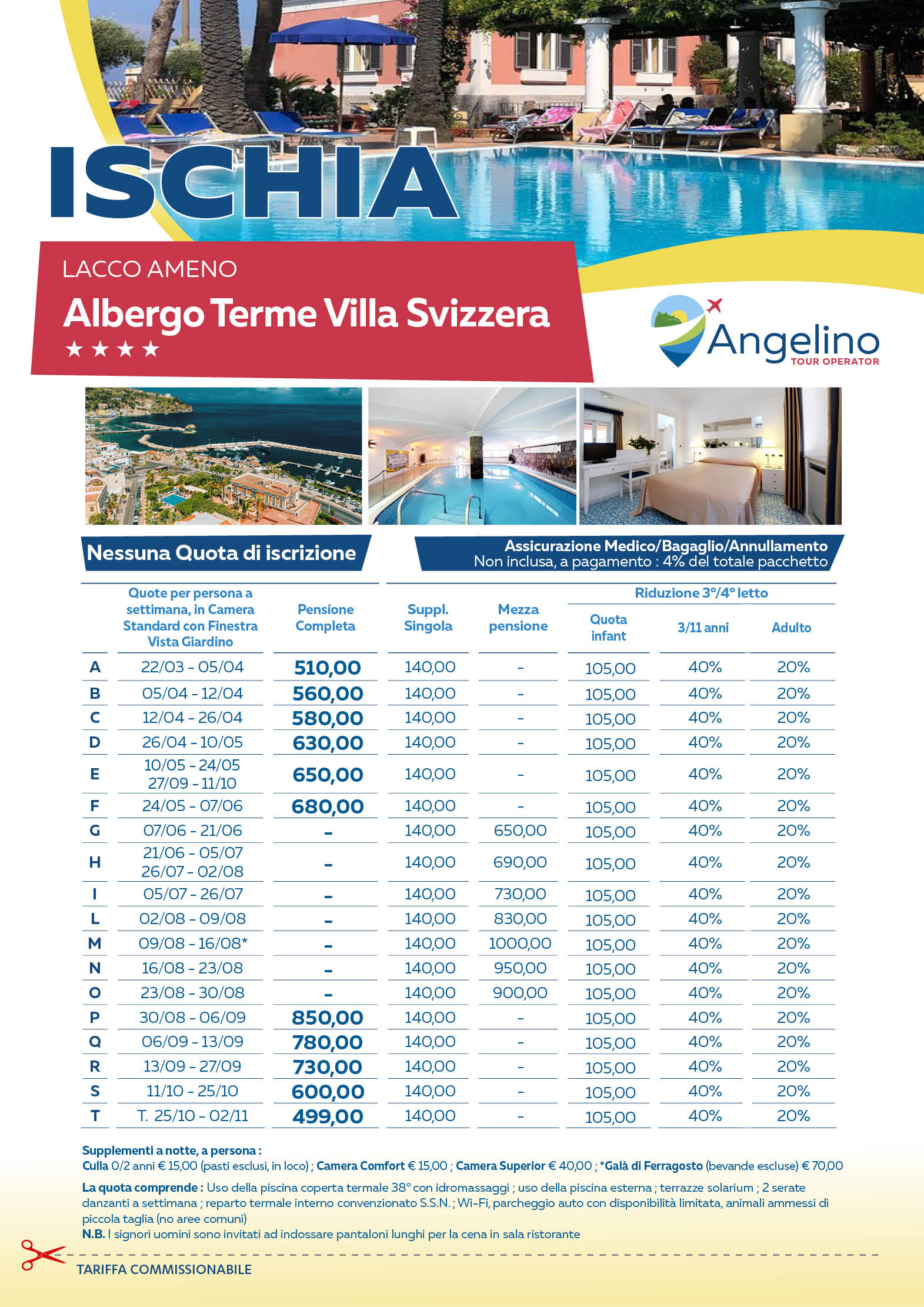 Albergo Terme Villa Svizzera – 4* Lacco Ameno